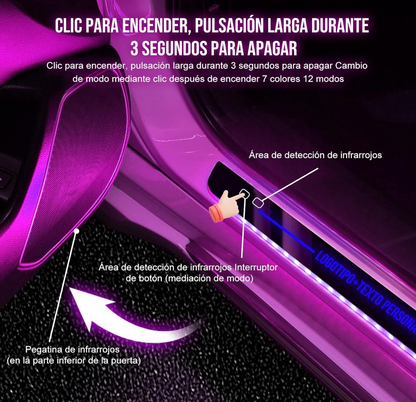 Luz LED Personalizada para Puerta de Coche